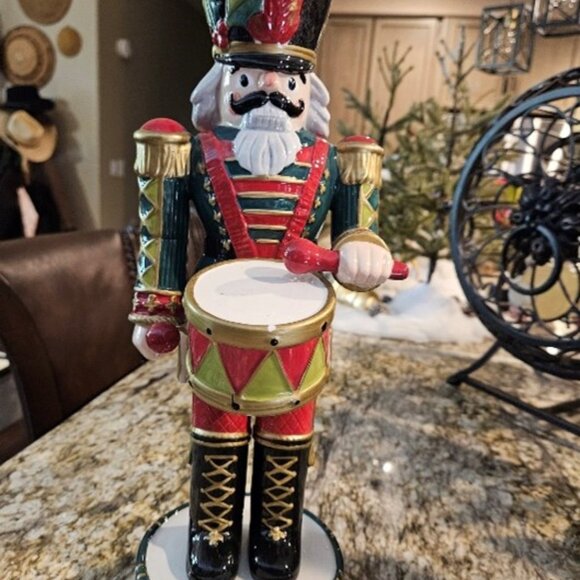 Nutcracker Drummer, large, perfect condition, Fitz & Floyd - Picture 1 of 2